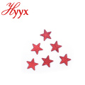Высокое качество HYYX 2018 Новый Санта-Клаус елочные украшения красочные Звезда форма Арт блестки Кулон